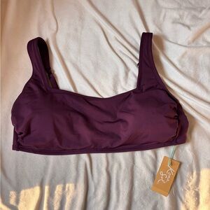 Kona Sol Maroon Bikini Top